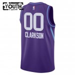 Maillot NBA Utah Jazz Clarkson Jordan Nike 2024-25 City Edition Violet Swingman - Enfant